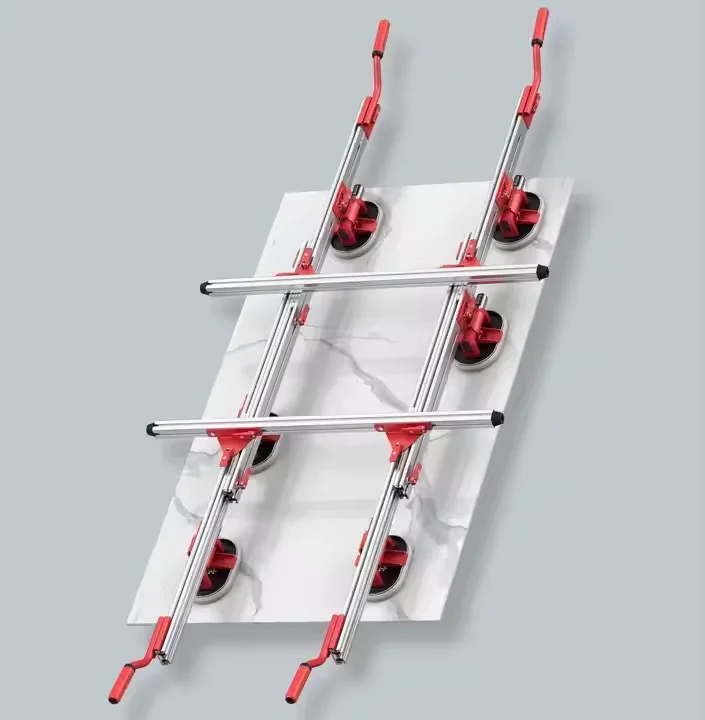 P708 Shijing 6109 Suction Cup Rack for Stone Handling 3200mm Large Format Tile Construction Moving Vacuum Lifter Tools