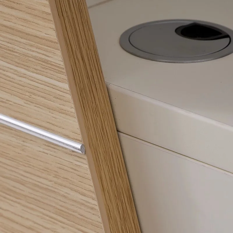 Modern L Shape Reception Desk Small Office Furniture