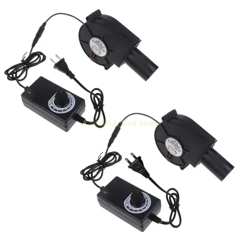 

A2BE 100-240 В Вентилятор для барбекю с регулируемой скоростью и высоким объемом воздуха для приготовления пищи на дровяной печи