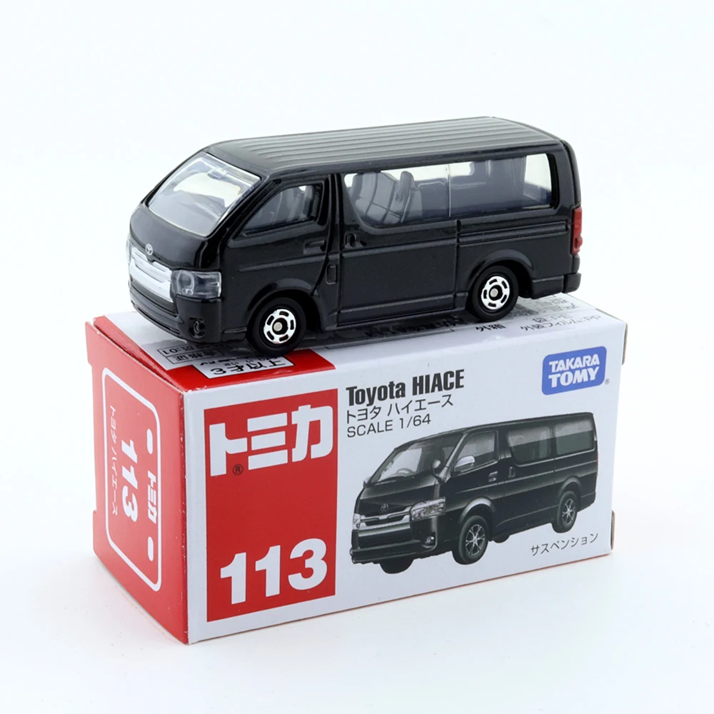 Takara Tomy Tomica No.113 Toyota Hiace Scale 1/64 Diecast Automotive Model Ornaments Cas Toys Gift Decorations