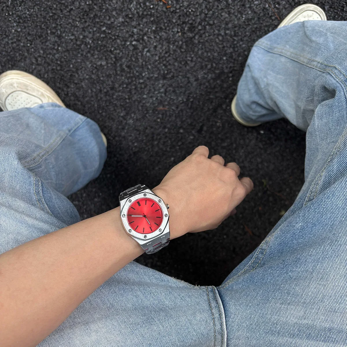 Simple, Atmospheric, Classic, Fashionable, Polygonal, Trendy, Deep Waterproof Wristwatch