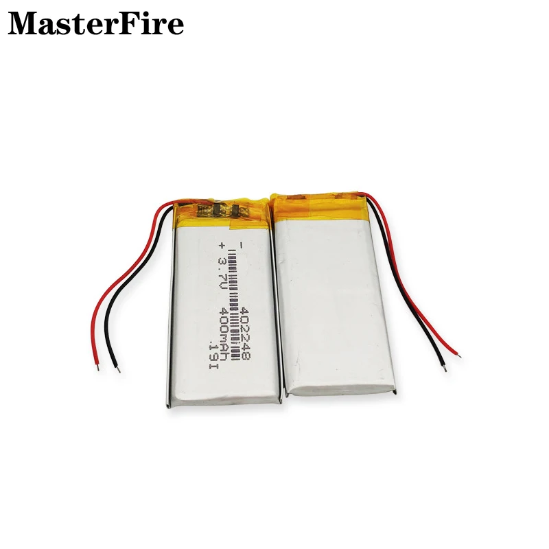 Wholesale 402248 3.7V 400mah Rechargeable Lithium Polymer Battery for Bluetooth Headset Smart Watch Electric Toothbrush Toy Cell