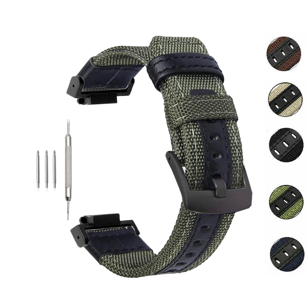 16mm pulseira para casio GA-110 800 GA-2100 gd100 120 g8900 5600 GW-M5610 6900 GLS-8900 pulseiras de relógio banda de náilon cinto de pulso