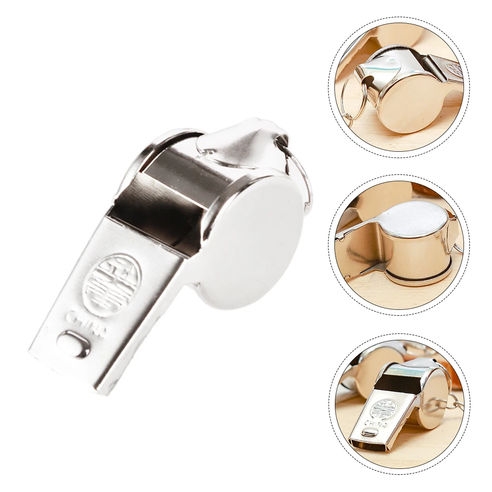 

10 Pcs Referee Whistle Travel Sports Metal Official for Football Whistles Lightweight Essential