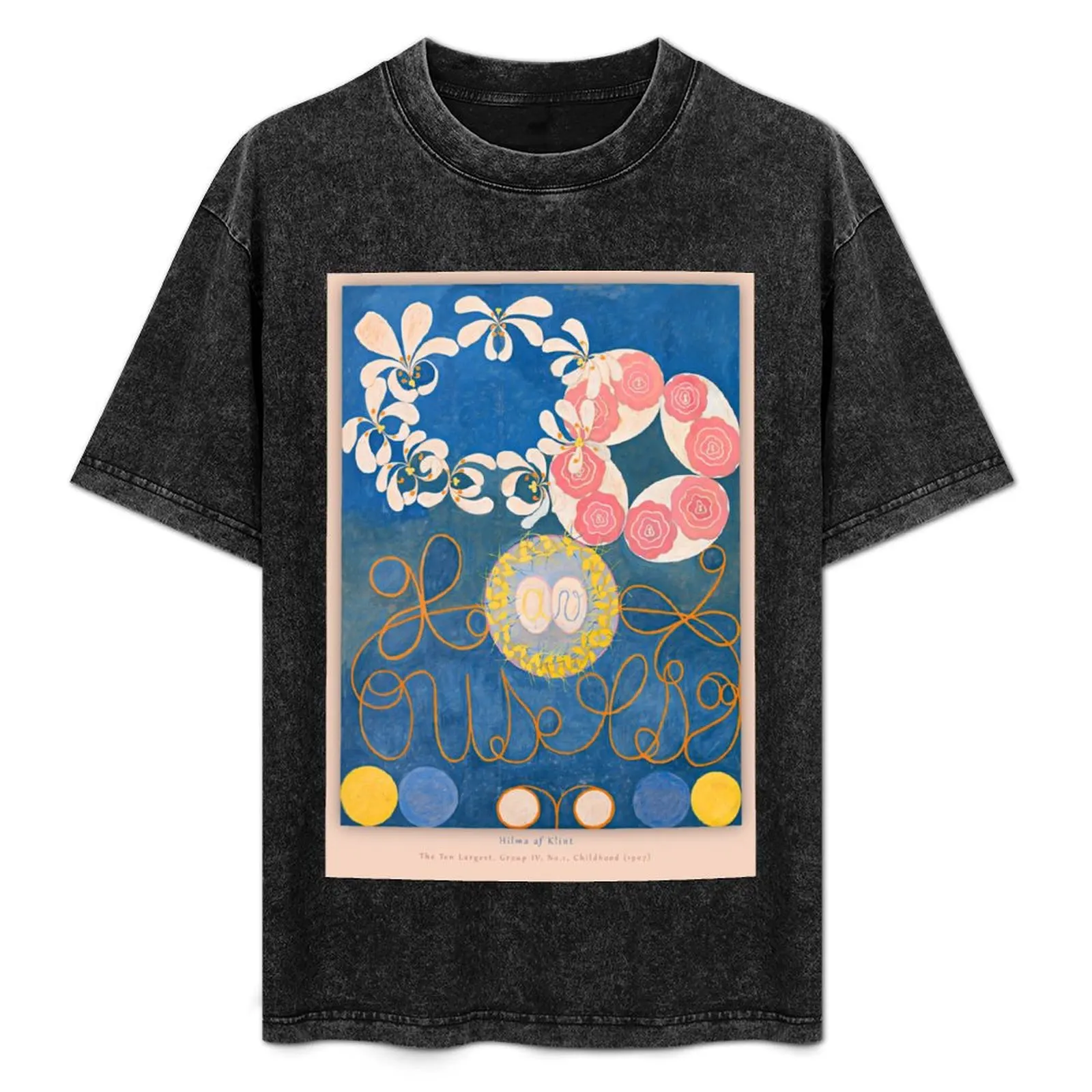

High Res Hilma af Klint Childhood No.1 1907 T-Shirt Plus Size Workout Short Sleeve Top