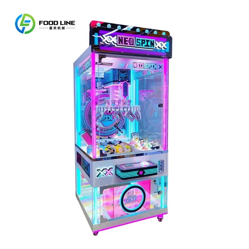 Customized High Quality Electric Claw Crane Machine Strong Playability Games Metal Construction English Language-For Sale