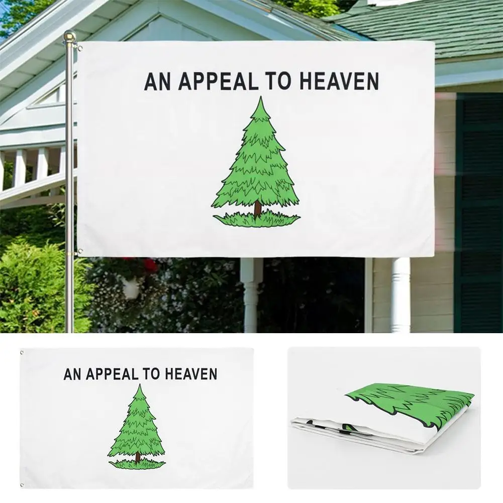 1pcs Jimonflag 90x150cm Washingtons Cruisers Liberty Pine Tree An Appeal To Heaven Flag For Decoration D2m5