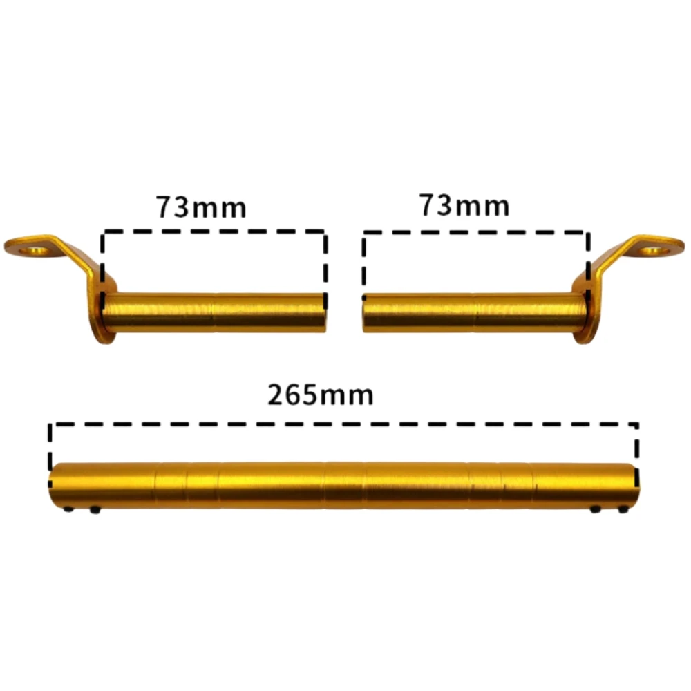 Motorcycle Modification Adjustable Balance Bar Extension Bracket Electric Scooter Rearview Mirror Reinforcement Crossbar - Image 2