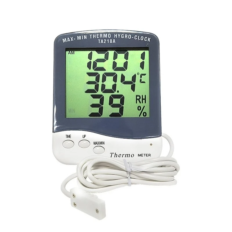 Temperature and Humidity Meter TA218A/B/D External Temperature Sensor Household Electronic Thermohygrometer
