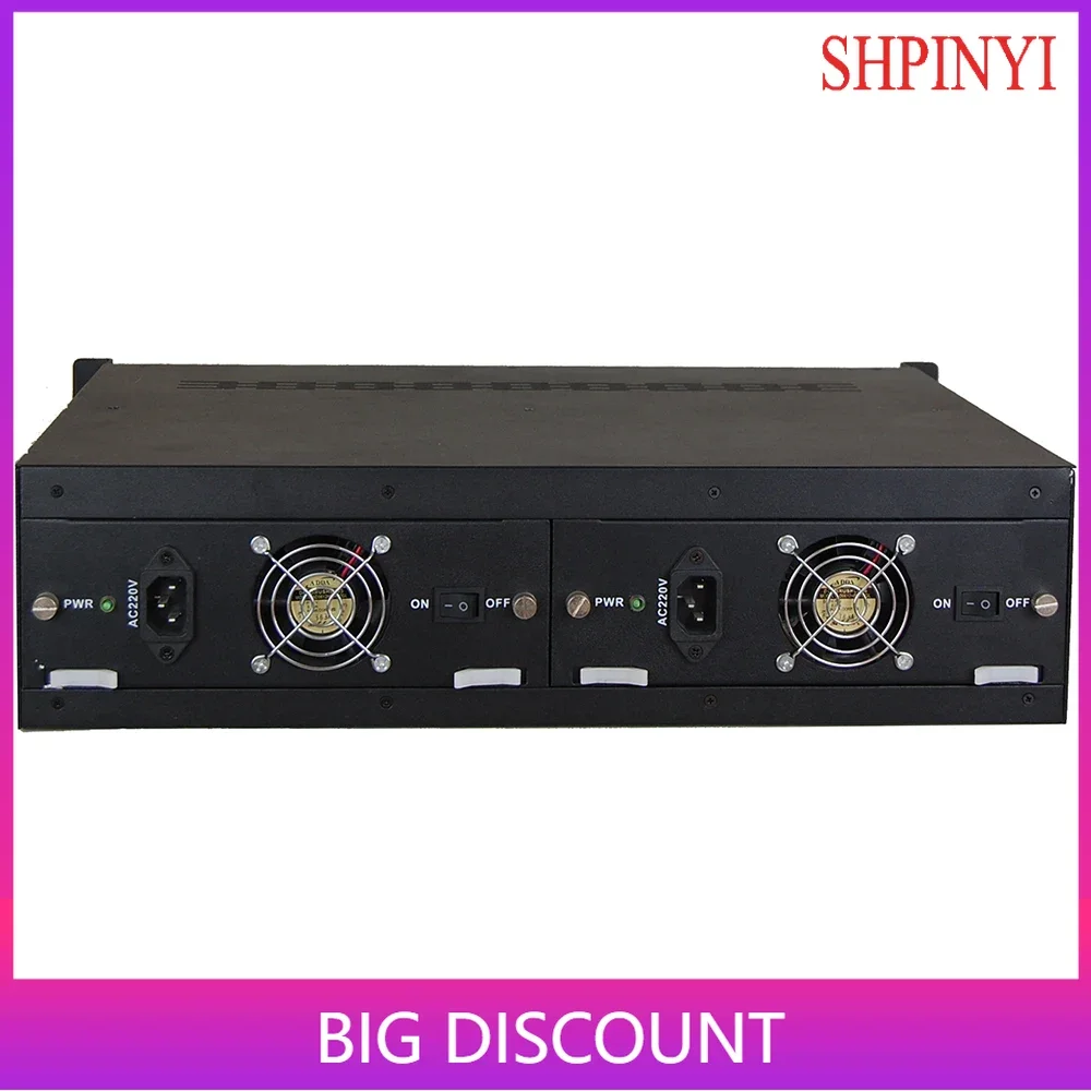 

Fctel 17-слотовый корпус 2U для монтажа в стойку, оптоволоконный медиаконвертер с управлением SNMP