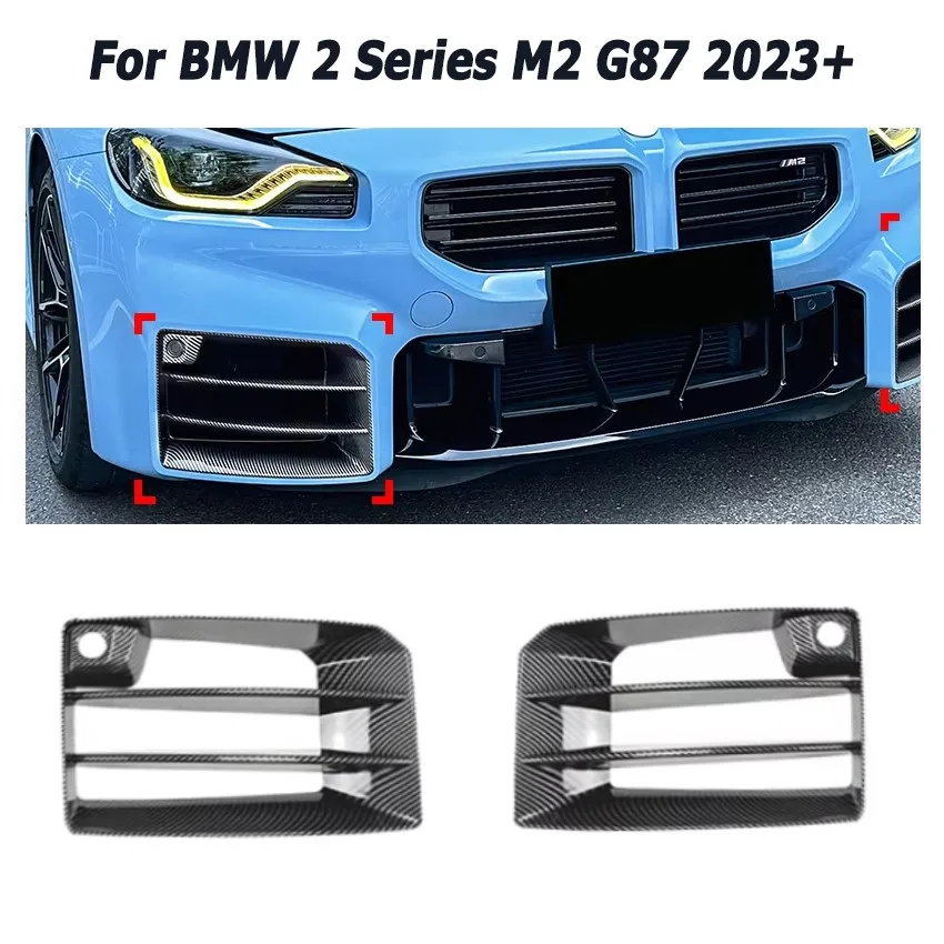 

Car Front Air Vent Grille Cover for BMW 2 Series M2 G87 2023+ Front Bumper Protection Cover Auto Aftermarket Parts