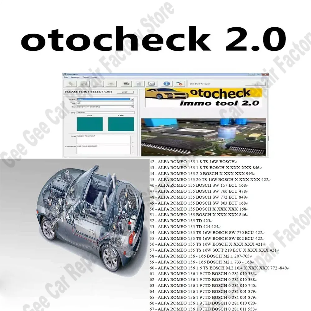 

Новейший автомобильный сканер Otocheck 2.0 obd2, инструмент Immo, очиститель, расширенная система ремонта Immo для иммобилайзера, программное обеспечение Otochecker, проверка OTO