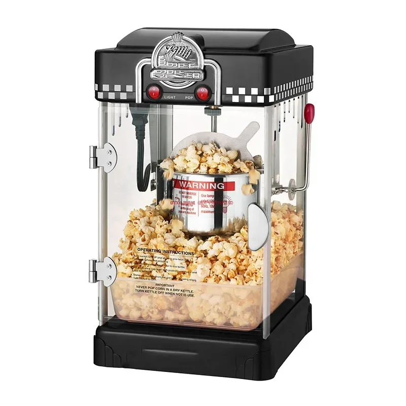 New Popcorn Maker Commercial Household Corn Machine small children's popcorn machine ball non-stick pan