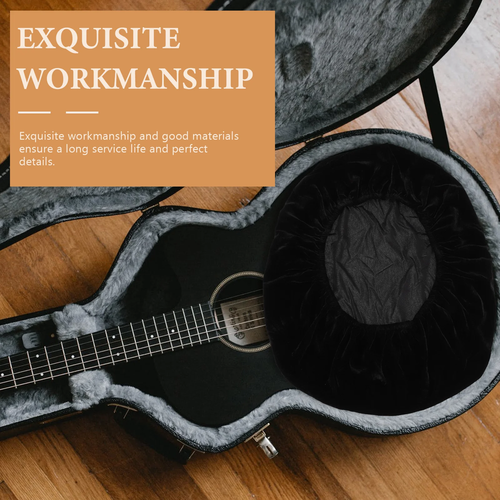 

Protective Cover Universal Fit For Electric Acoustic Guitar Dust Resistant Lint Material Durable Supple Design Exquisite
