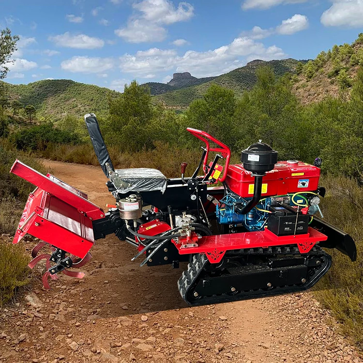 جرار زاحف صغير معدات جرافة الآلات الزراعية مزارع زاحف صغير للبيع