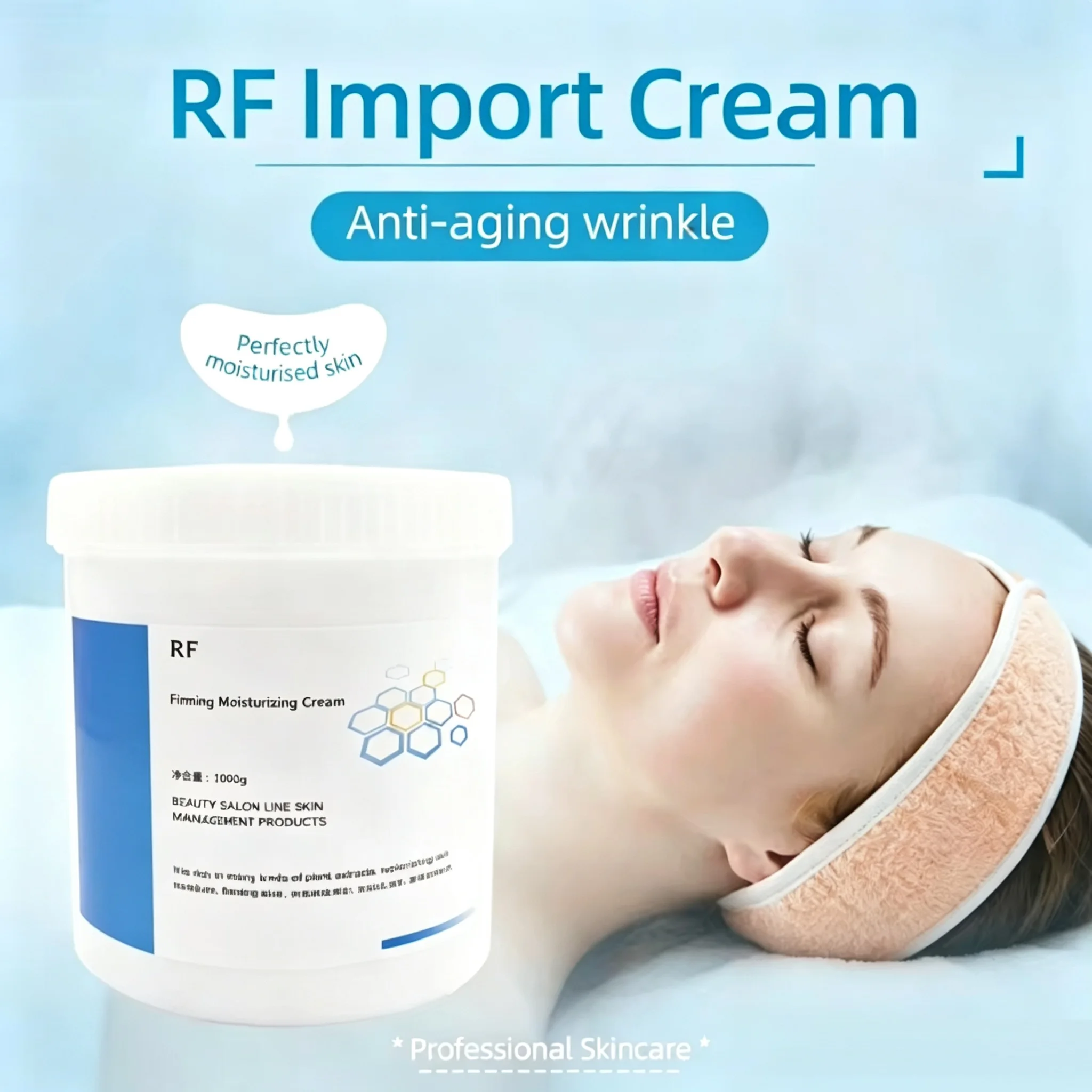 RF Conductive Cream 1000ml | Firming Moisturizing Gel for RF & Slimming Machines | Energy Transfer Face & Body