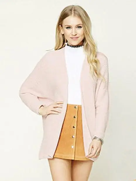 

Женский открытый кардиган, вязаный хлопковый полый свободный крой, осень 92023, модный повседневный удобный дышащий материал