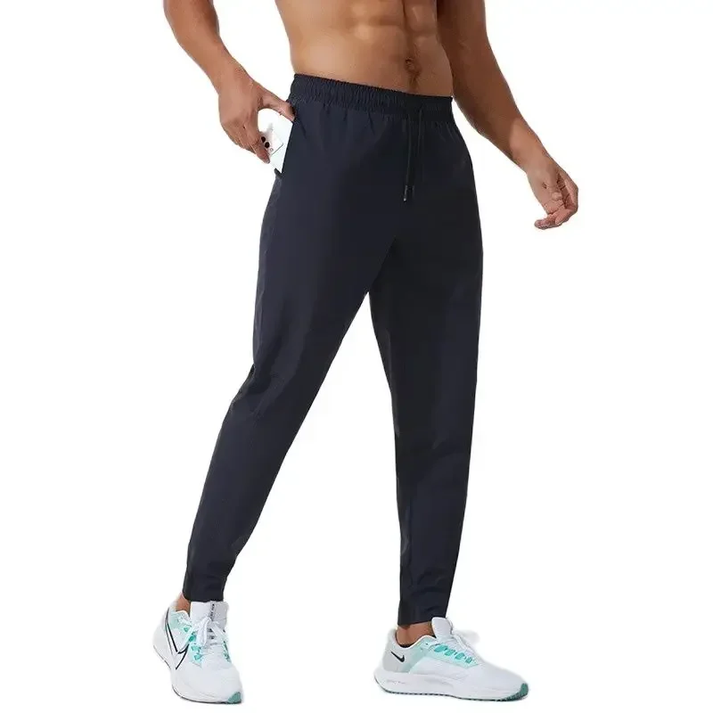 Men's Spring and Summer Leisure Sports Running Fitness Loose Pants Quick Drying and Breathable Have Logo