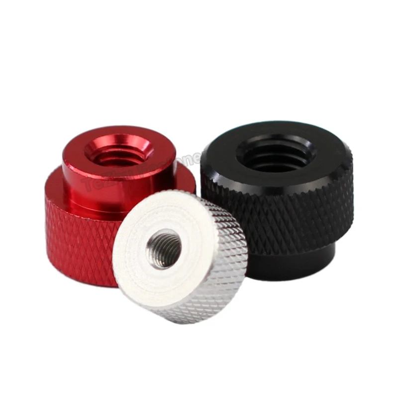 M3 M4 M5 M6 M8 M10 Aluminum Profile Hand Tighten Thumb Nut Blind Frame  Adjust Clamping Knob Manual Nut Screw Bolt Cap Anodized