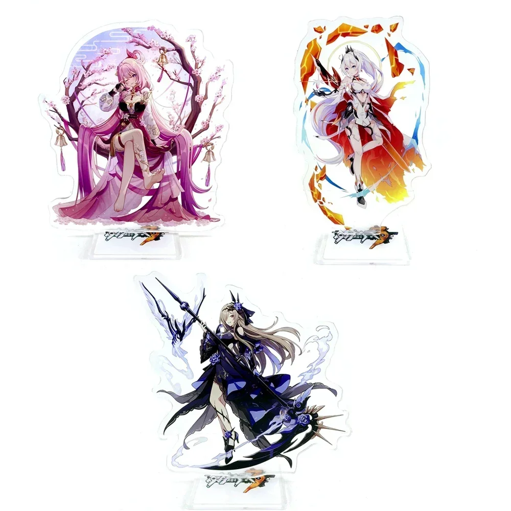 Honkai Impact 3rd Herrschers Elysia Kiana Flamescion Rita Rossweisse Fallen Rosemary style acrylic standee figurines