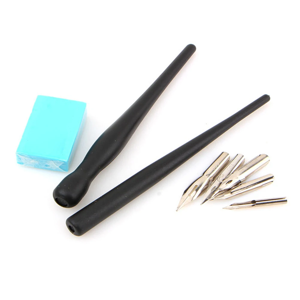 1 Set Cartoon Dip Pen Set mit Kunststoffgriff für Komfortablen Halt, Ideal für Künstler, Kalligraphie, Skizzieren, Zeichnen und Schreiben