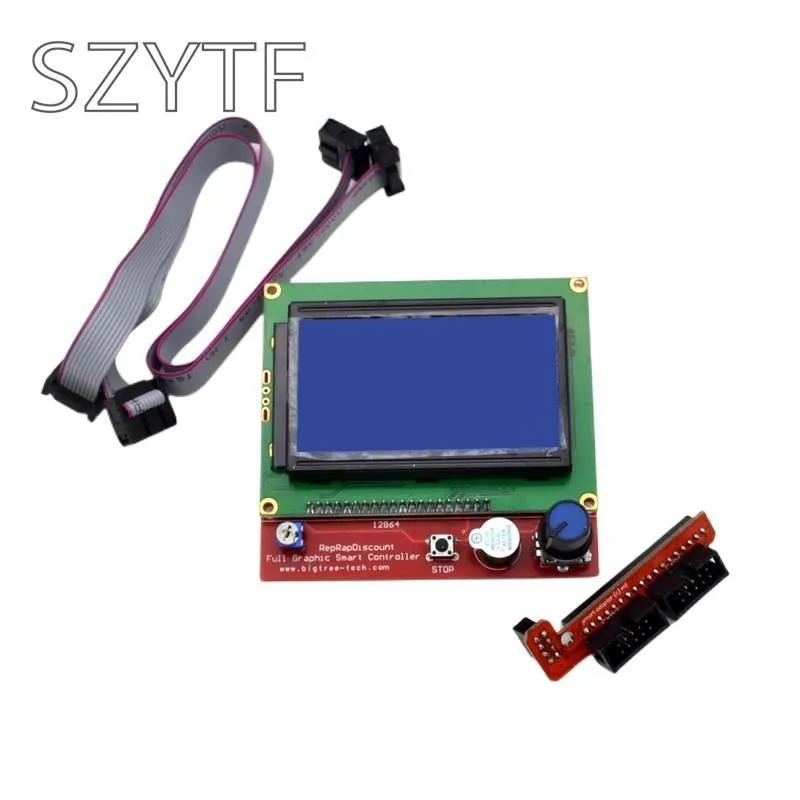 Smart Parts RAMPS 1.4 Controller Control Panel LCD 12864 Display Monitor Motherboard Blue Screen Module