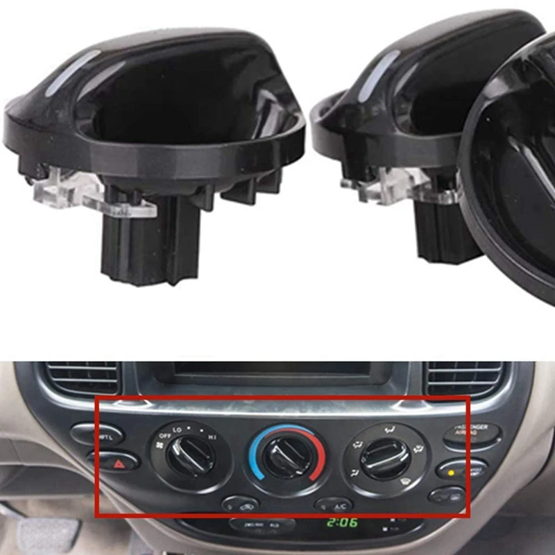 2X AC Climate Control Knob For 2000-2006 Toyota - 559050C010, Air Conditioner Heater Control Switch Knob