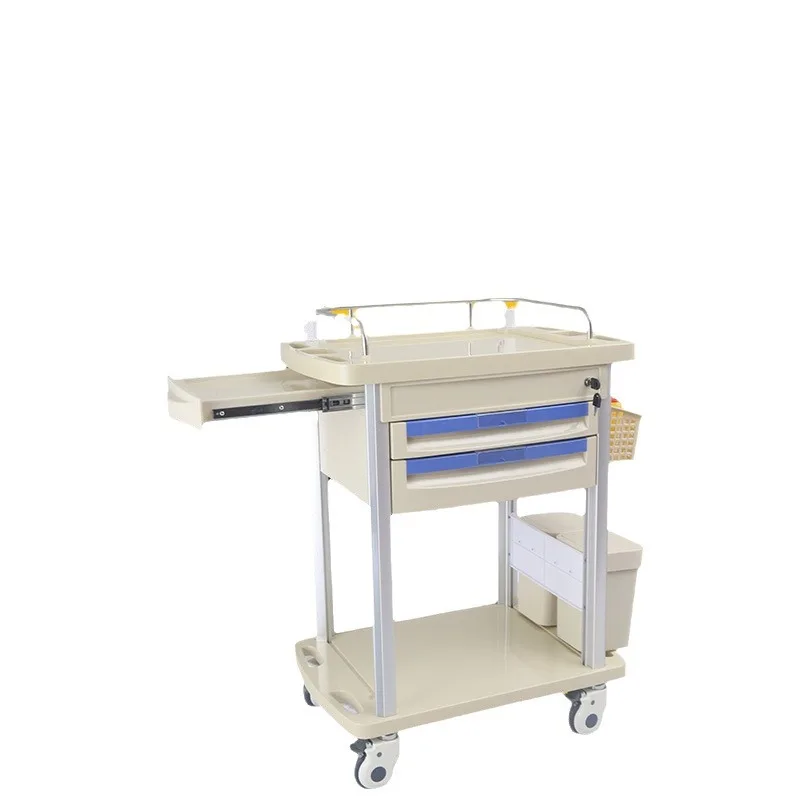 

Thickened stainless steel three-layer care truck, hospital ward quilt cleaning truck, sewage truck