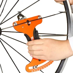 Bicycle Tool Spoke Tension Meter Aluminum Alloy Wheel Spokes Checker Reliable Indicator Handheld Spoke Tension Meter 7.51x4.8in