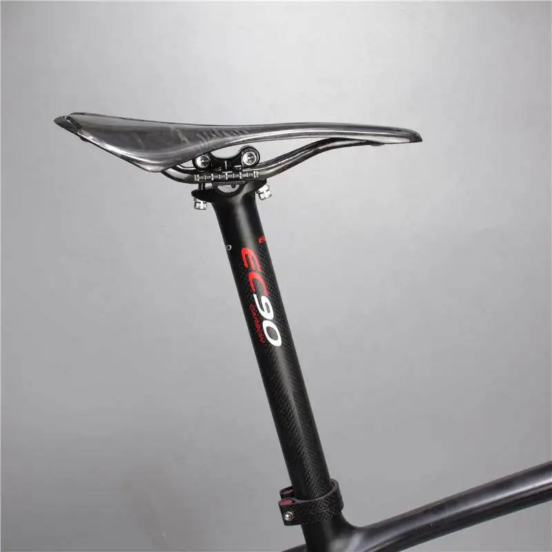 EC90 New Carbon Fiber Bicycle Seatpost MTB/Road Bike Seat Post 27.2/30.8/31.6*350/400mm Cycling Seatposts