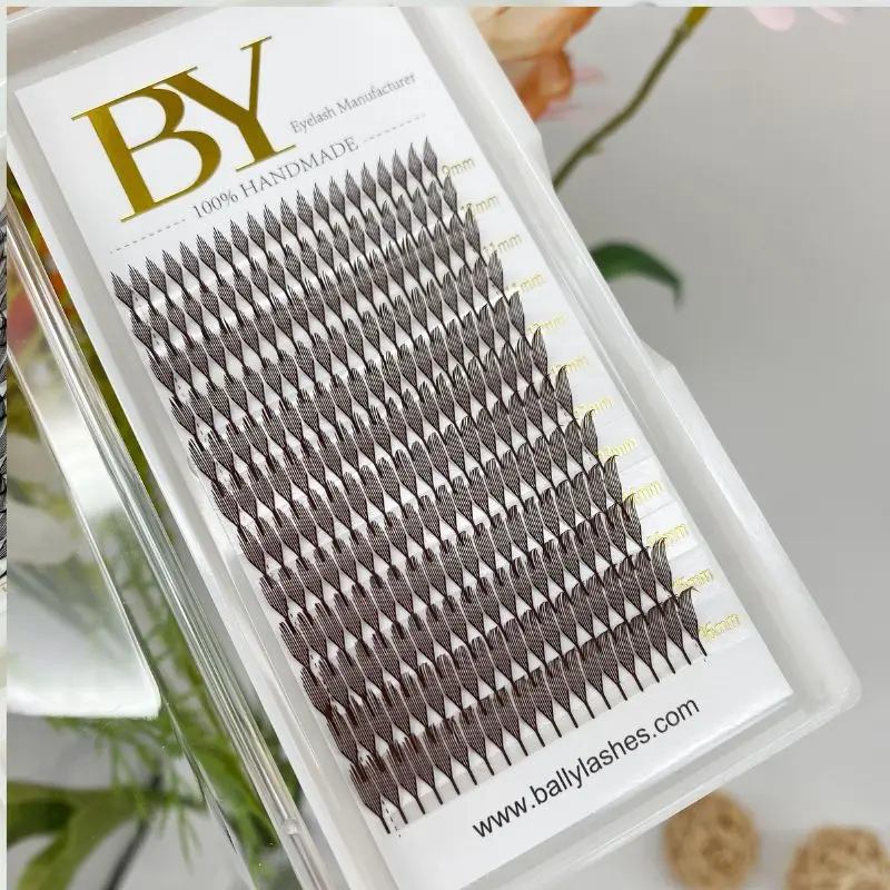 Brown Anime Spike Lash 0.03 0.05 0.07 - Premium Fake Eyelashes for Dramatic Look - Single Pack