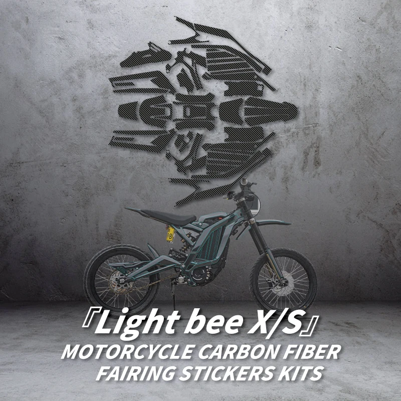 

Used For Light bee X S Motorcycle Carbon Fiber Decoration Protection Stickers Bike Accessories Plastic Area Refit Decals