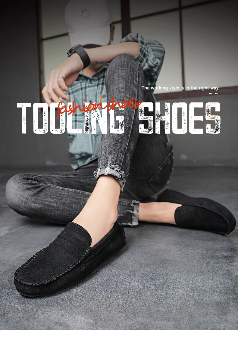 Männer Slipper Freizeit schuhe Boots schuhe Männer Turnschuhe neue Mode Fahr schuhe Walking Casual Loafers männliche Turnschuhe Schuhe – Detail 2