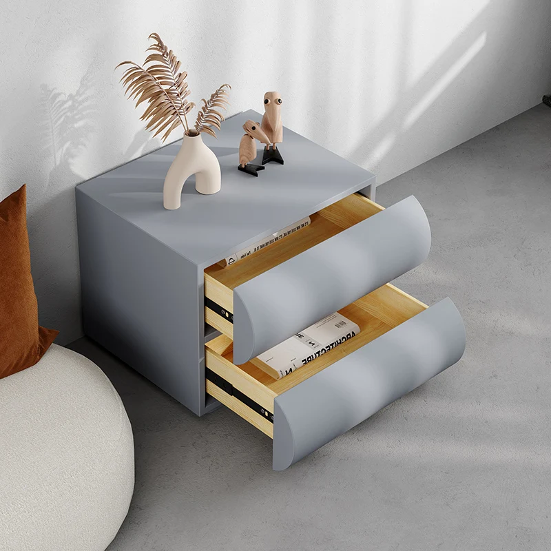 Nighttime small bed side table night chair bedroom mobile modern bedroom console table side cabinet Nordic mobile furniture