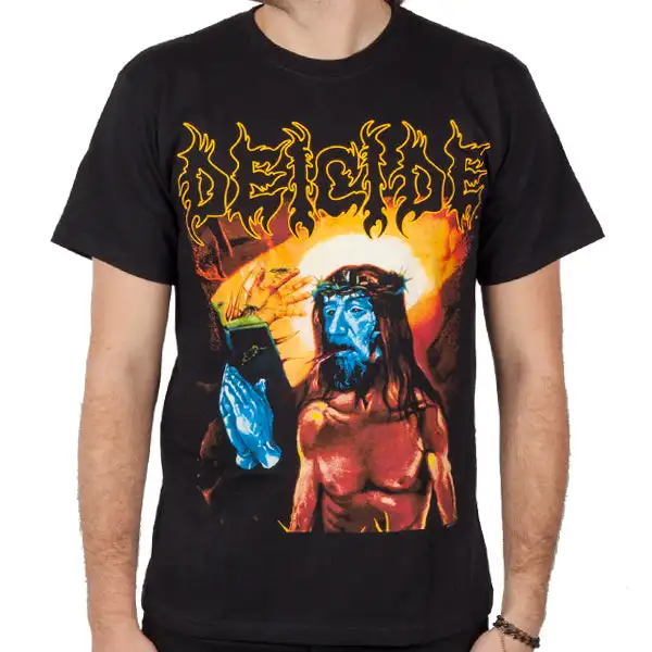 Hot Deicide Graphic Cotton Band Shirt Unisex Summer Short Sleeve Fashion Brand Tee Luxury Casual Vintage Tees