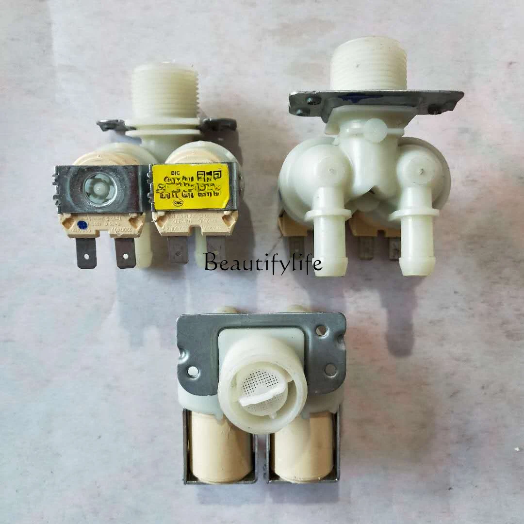 Washing machine water inlet valve 33490416/5220FR1251E double head solenoid valve double nozzle switch