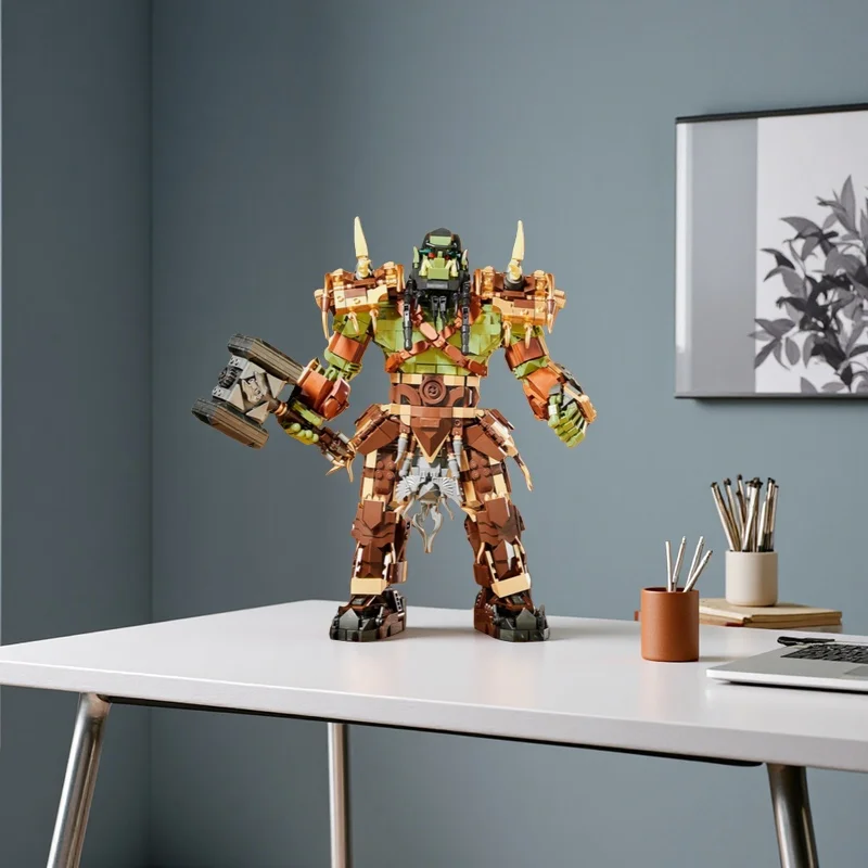 1776PCS Classic Orc building block toy, home decor figurine and personal game collection, holiday gift