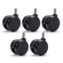 5Pcs Replacement Office Chair Wheels, Rolling Wheels for Office Chair, Chair Rollers Casters,Chair Casters for Hardwood Floors
