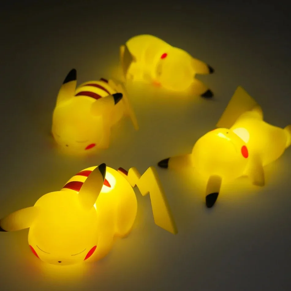 

Pokemon Pikachu Nightlight Cartoon Pikachu Desktop Atmosphere Lamps Creative Cute Spirit Modeling Kid Toys Nightlights Ornaments