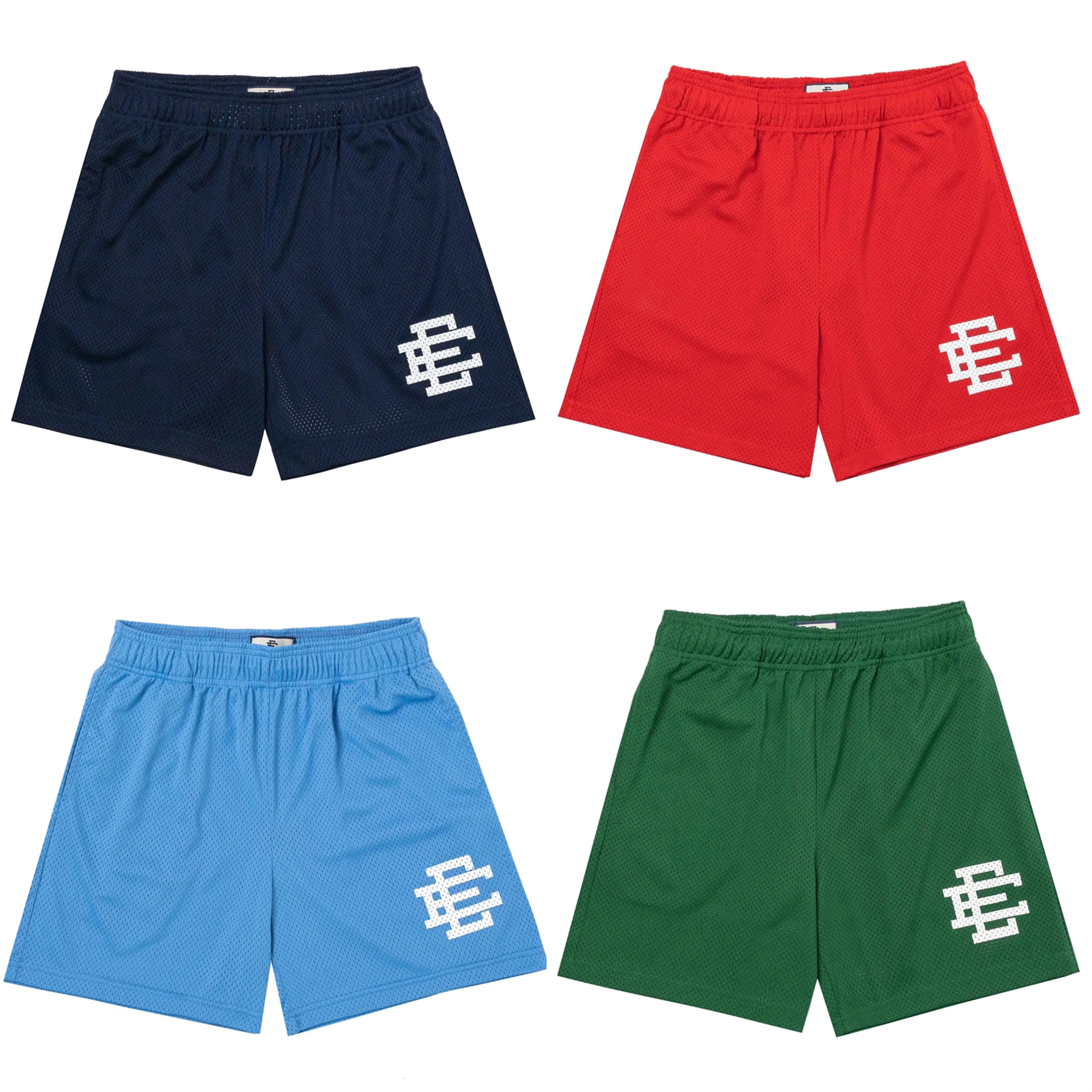 EE Eric Emanuel Men Beach Board Shorts fitness Training Workout Sport Short Pants Women Summer Gym Jogging Mesh Casual Shorts