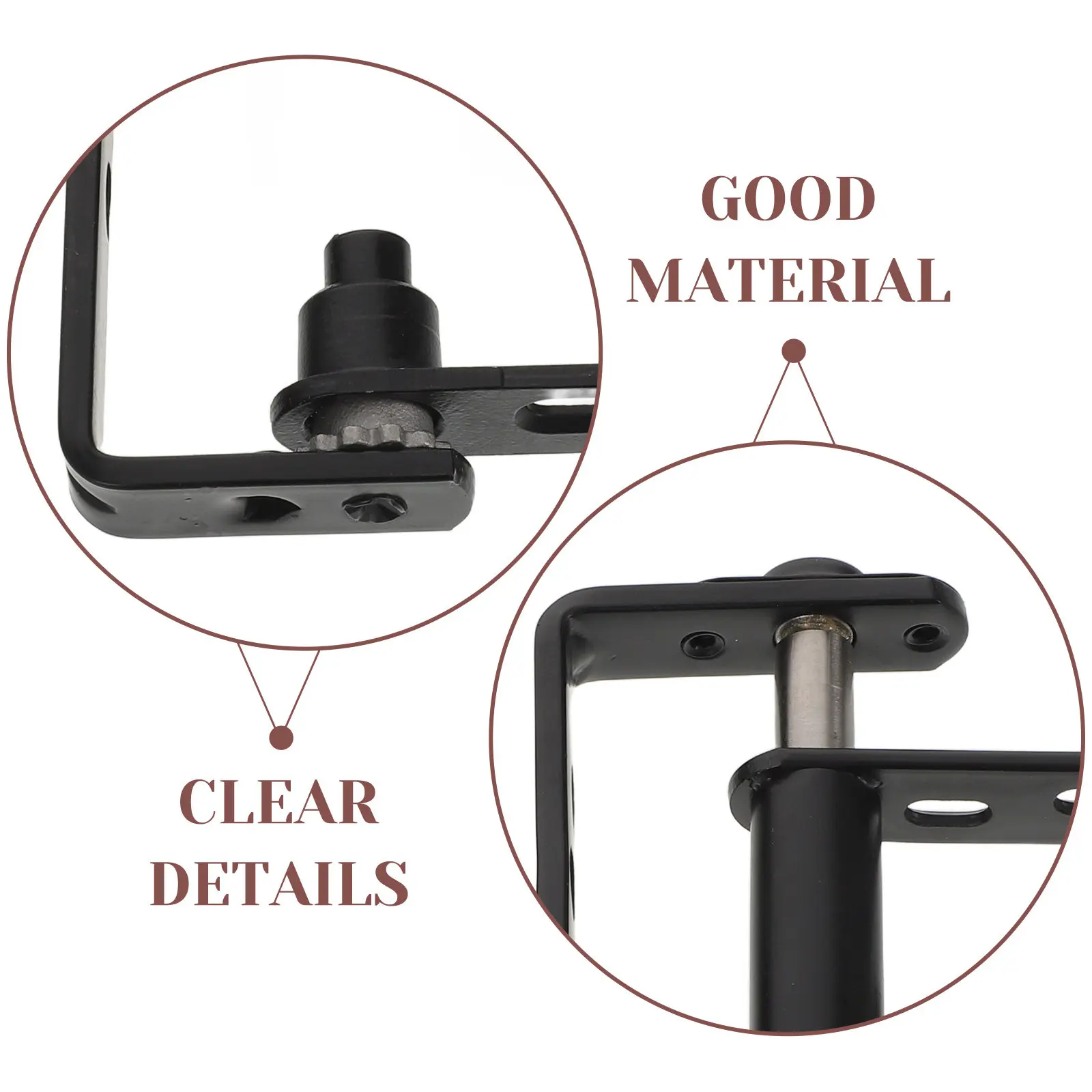 Stainless Steel Self Closing Swing Door Hinge Set Gravity Pivot Hardware for Salon Cafe Bar Home Use