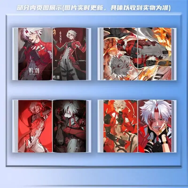 أنيمي Wuthering موجات WuWa ندبة شارة كتاب الصور الملصقات بطاقة ملصق صور ألبوم حامل نموذج المفاتيح زر إطارات الصور #3