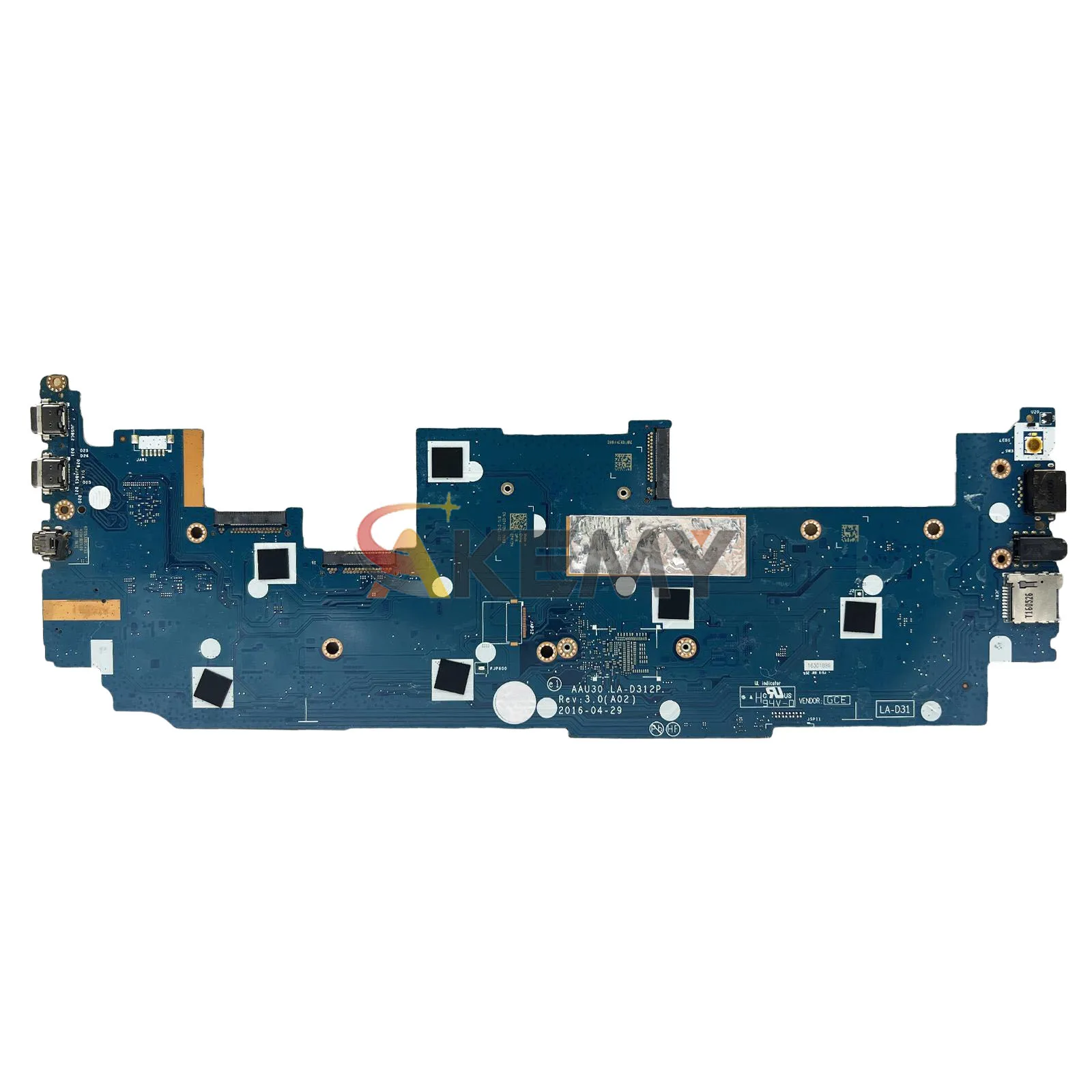 Pour Dell Latitude 7370 E7370 13.3 "carte mère d'ordinateur portable LA-D312P carte mère CN-0MN6H4 CN-0X95H8 0DHF1J 100% testé OK
