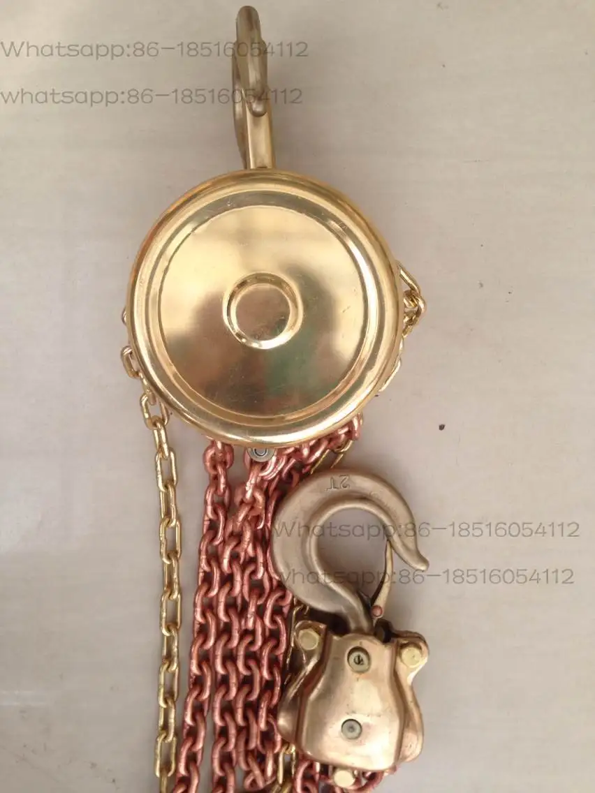 Shiny explosion-proof bracelet hoist manual chain block