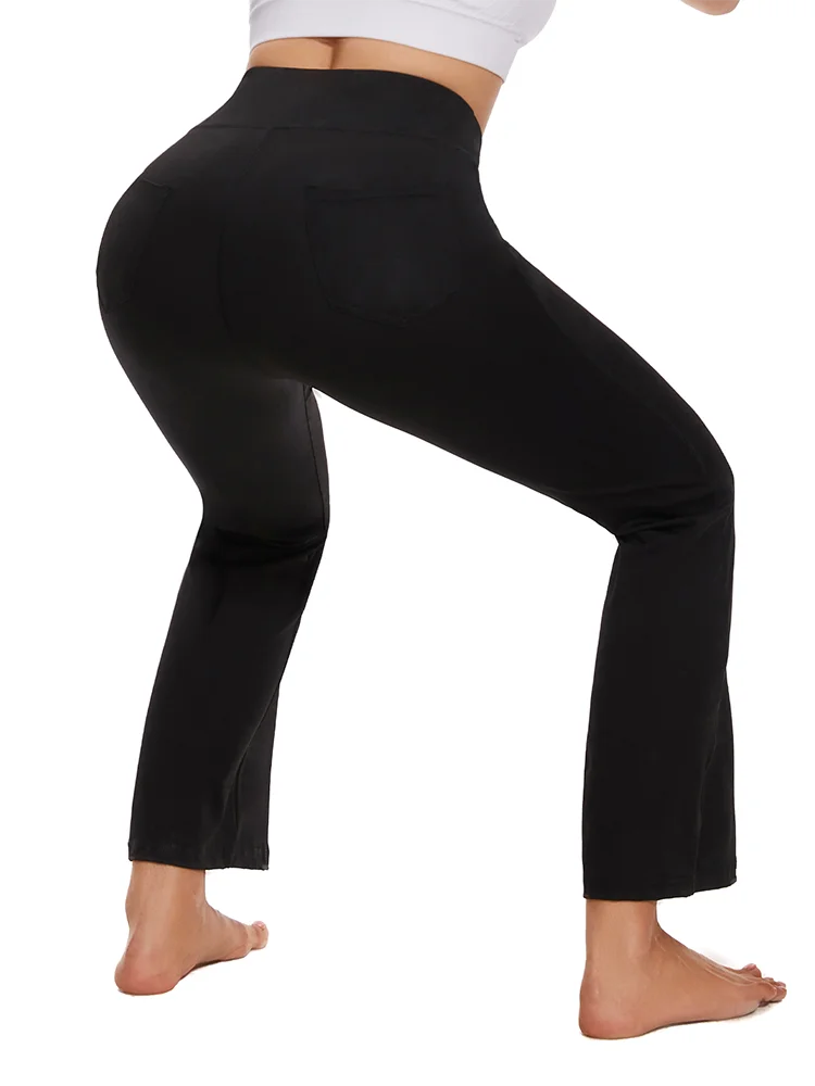 Leggings with Pockets for Women High Waisted Tummy Control Workout Yoga Pants