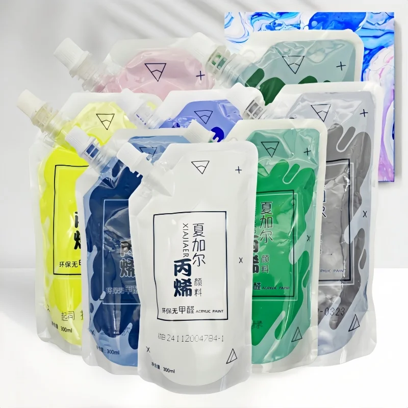 300ml/26 Colors/Xiajiaer Art Painting Acrylic Paint Hand-Painted Wall Painting DIY Graffiti Paint