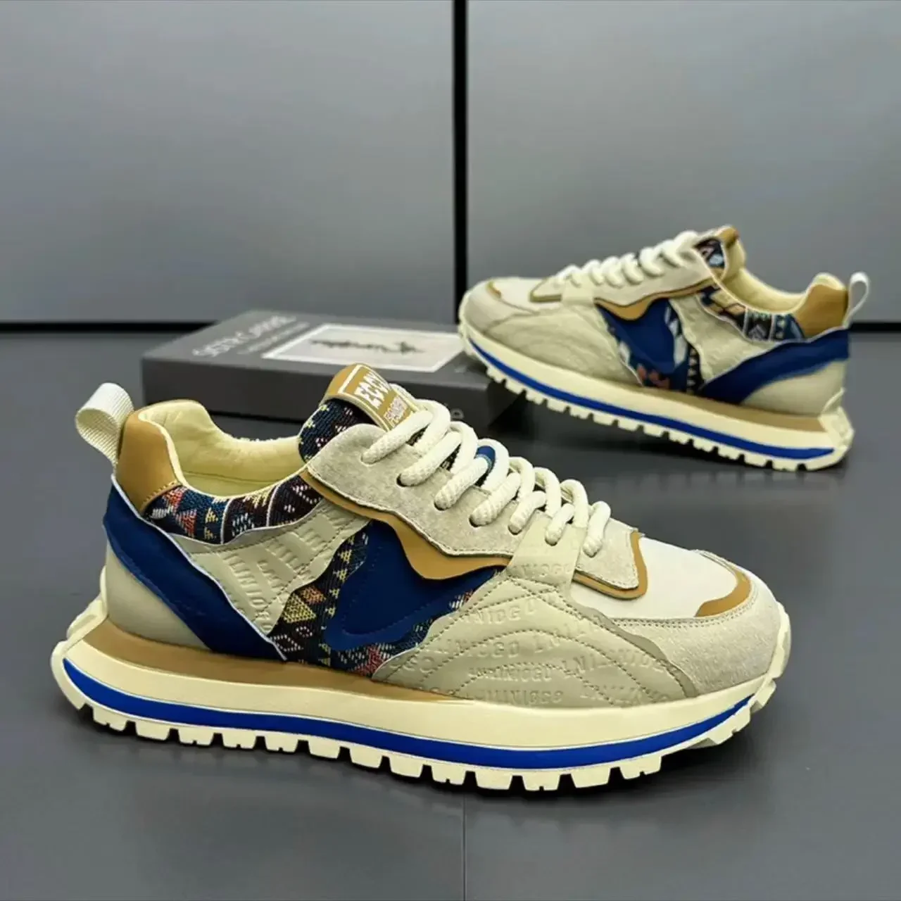 

Men's high-quality casual shoes, fashionable sports, simple and versatile, high-quality thick sole