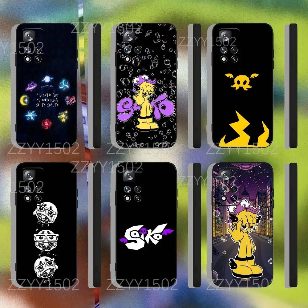 

Singer Saiko Sakura Phone Case For Samsung S25,S24,Ultra,S20,S30,Plus,S22,S23,Ultra,Plus,5G Black Silicone Soft