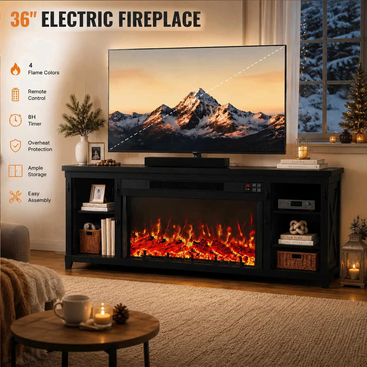 #26 Best Electric Fireplaces to Buy In 2026