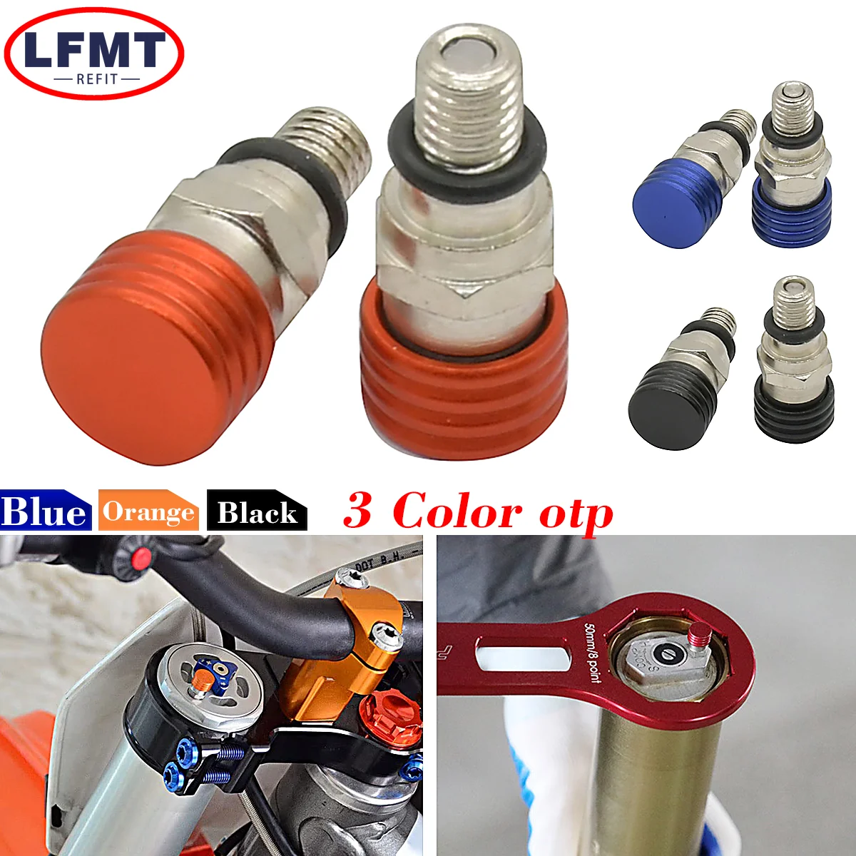 Motocross M4x0.7 Fork Air Bleeder Valves For KTM 50 65 85 125 200 250 300 350 450 520 690 950 990 SX XC EXC MXC SMC Adventure